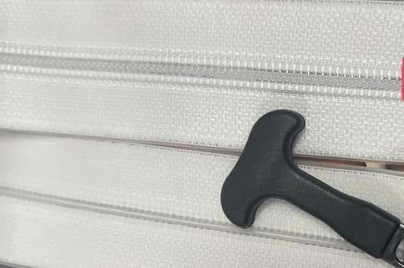 8# TPU white waterproof zipper